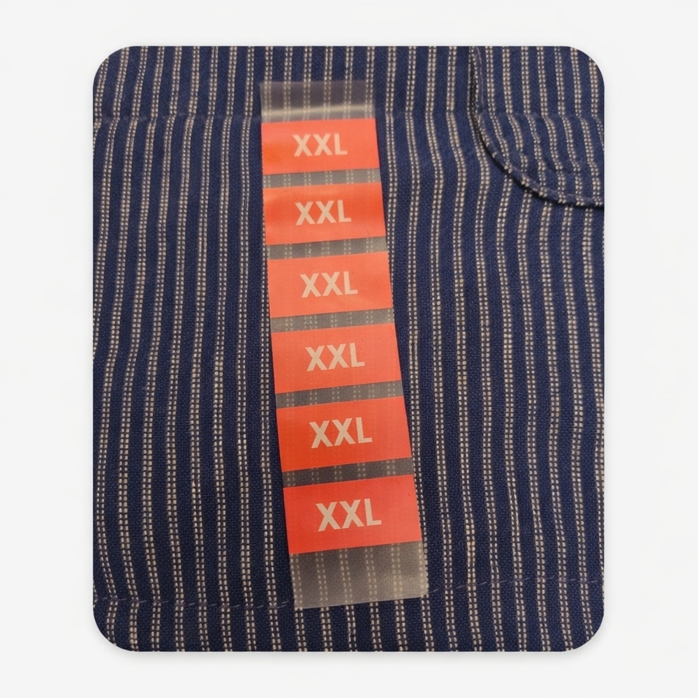 Eddie Bauer Shorts Womens Size XXL Navy Stripe Linen Blend Minimalist Casual - Picture 4 of 10